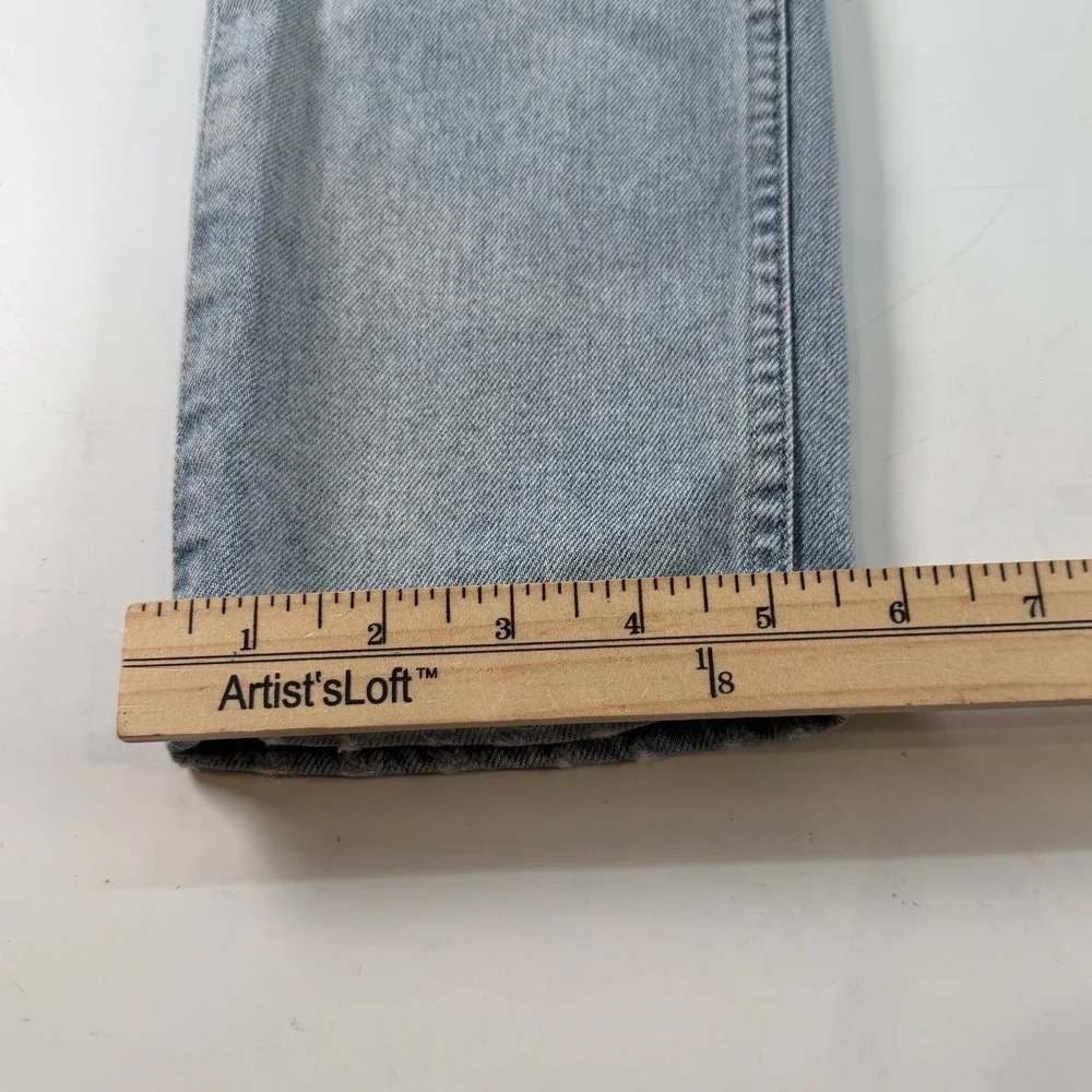 3x1 NYC Slim Straight Jeans Light Wash Size 27 Distressed Everyday Denim